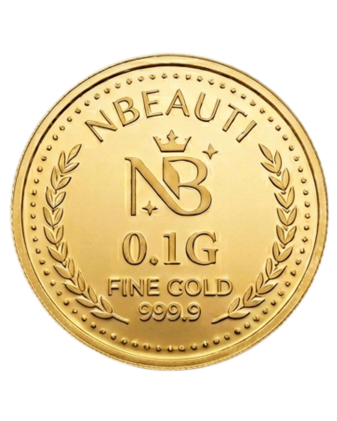 The real gold coin awarded to Golden Artist Award winners